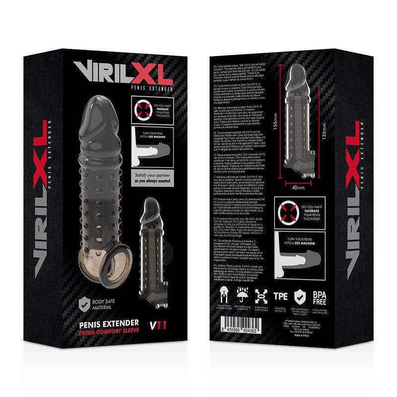 Extensor de pene V11 negro - VirilXL - Fundas para el pene (3)