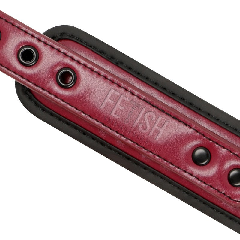 Collar con agarradera Rojo - FetishSubmissive - Kits para BDSM (5)