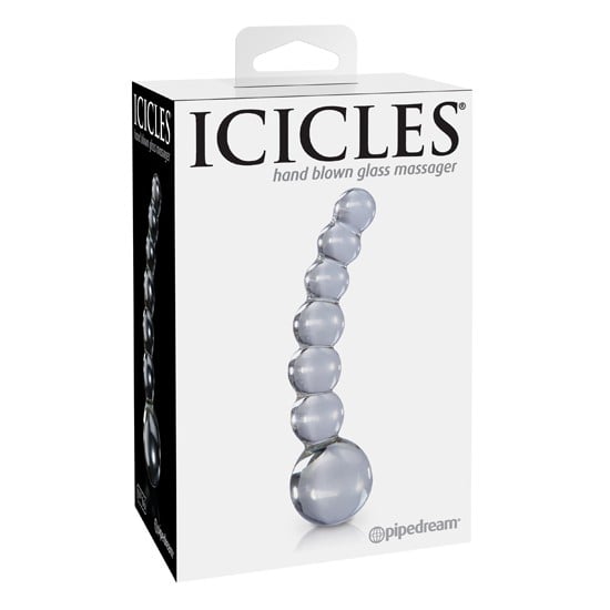 Icicles 66 Transparente 9 cm - Pipedream - Dildos o Consoladores (5)