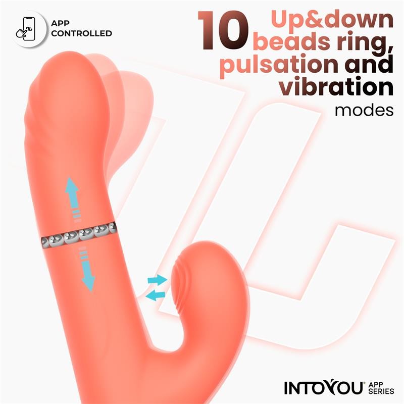 Mindy Vibrador con Perlas, Finger y Pulsación con APP 4