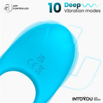 Anillo Vibrador Ringo con APP Azul - Intoyou App Series - Anillo vibrador para el pene (con y sin vibración) (5)