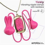 Tickly Pinzas para Pezones con Vibración - Intoyou App Series - Kits para BDSM (5)