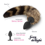 Plug Anal Cola Foxy 0