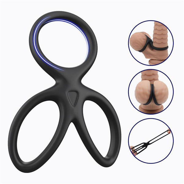 Silicone Ball Spreader - Beast Rings - Anillo vibrador para el pene (con y sin vibración)