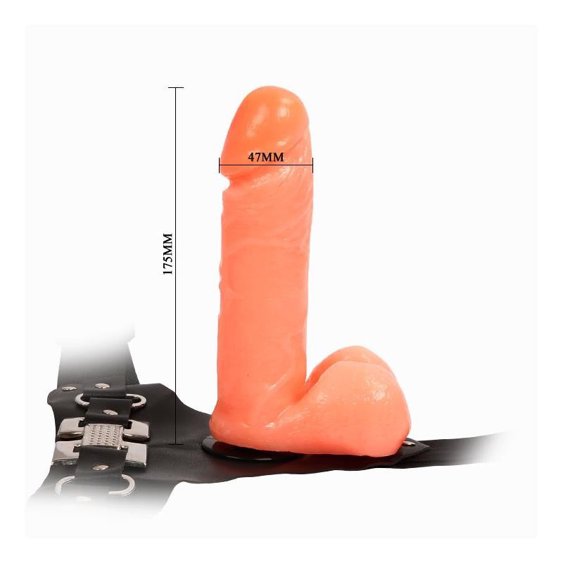 Arnés con Dildo 17,5 cm - BaileHarness - Arneses con pene o dildo Strap-On (6)