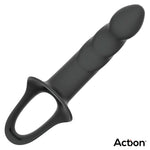 Arnés Strap-On con Dildo Hueco Silicona Talla S Negro - Action - Arneses con pene o dildo Strap-On (6)