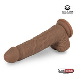 Dildo Realista Silicona 21cm Bronceado - Liketrue - Dildos o Consoladores (6)