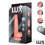Hans Dildo Triple Densidad con Testículos 18,5 cm - LUX - Dildos o Consoladores (6)