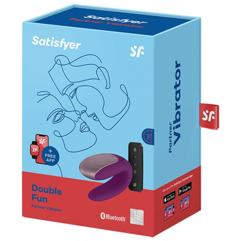 Vibrador Parejas Double Fun Morado - Satisfyer - Vibradores (5)