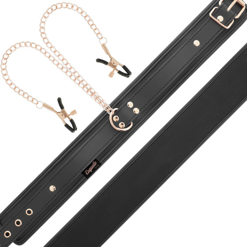 Collar Con Pinzas Para Pezones - Coquette - Kits para BDSM (6)