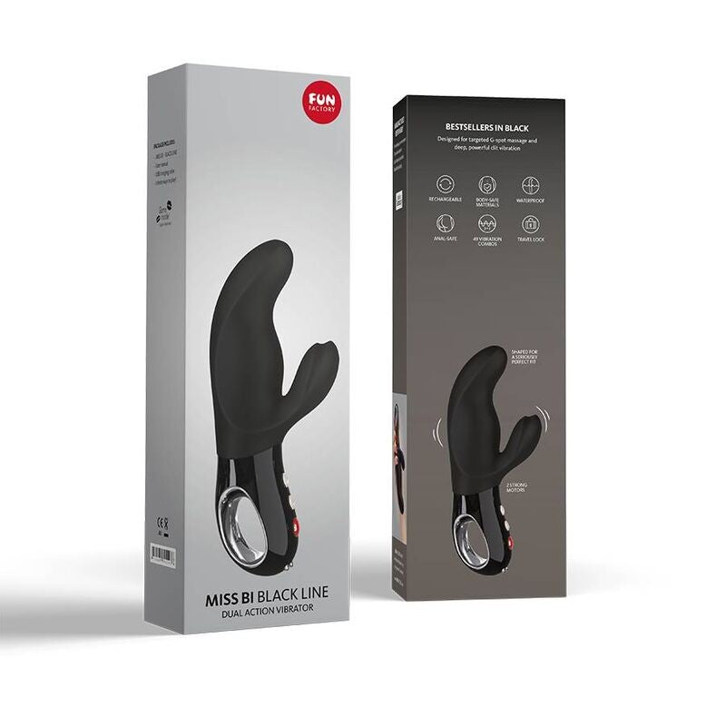 Vibrador Miss Bi Negro - Fun Factory - Vibradores (6)