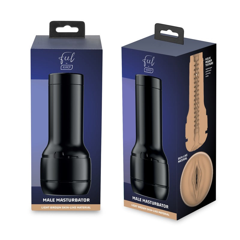 Masturbador Feel Stroker Marrón Claro 5