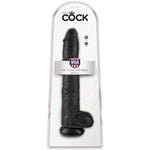 KC 14 Negro- con testículos - KingCock - Dildos o Consoladores (6)