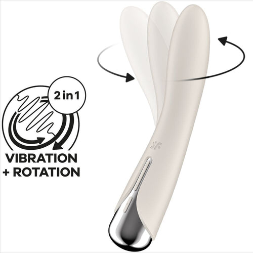 Vibrador Rotador Spinning Vibe 1 Beige