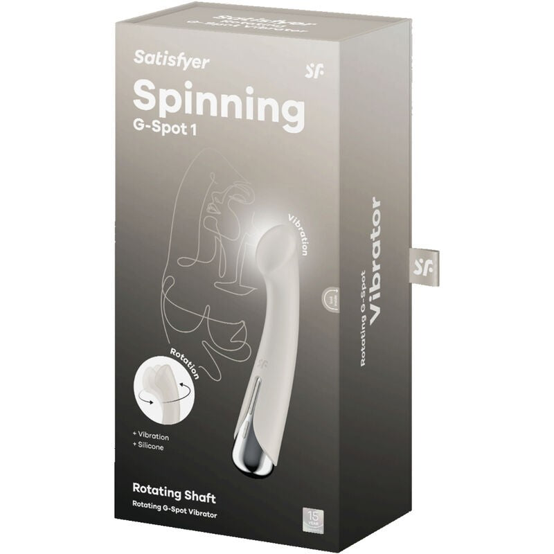 Spinning G-Spot 1 Vibrador y Rotador Beige - Satisfyer - Vibradores (6)