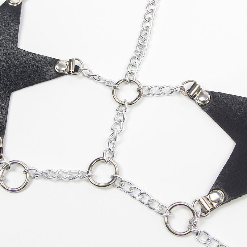 Arnés Cuerpo Entero con Cadenas Talla Única - Subblime - Lencería erotica (6)