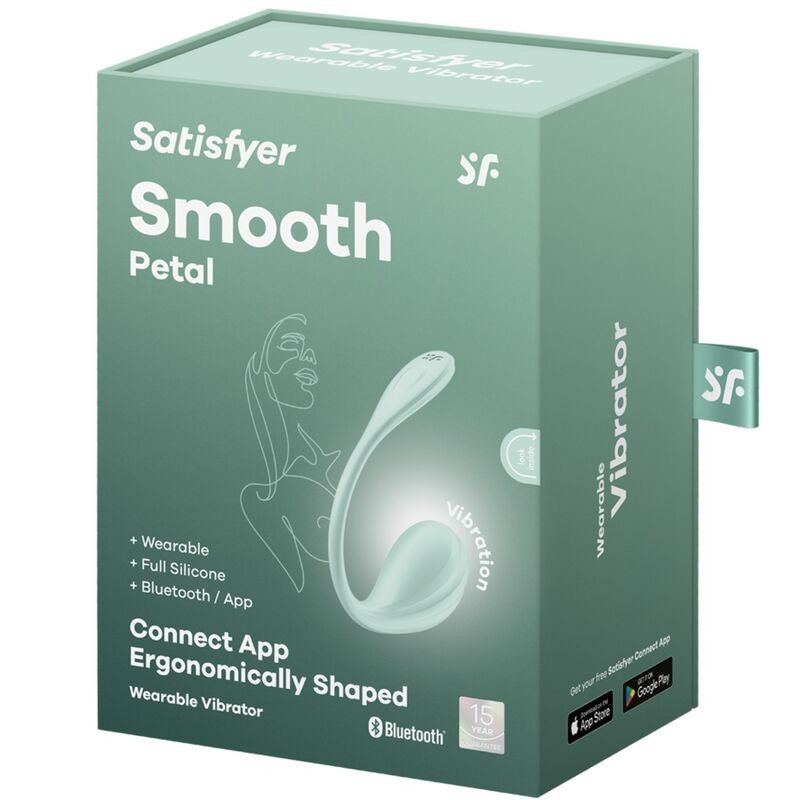 Estimulador Smooth Petal con App Verde - Satisfyer - Vibradores (6)
