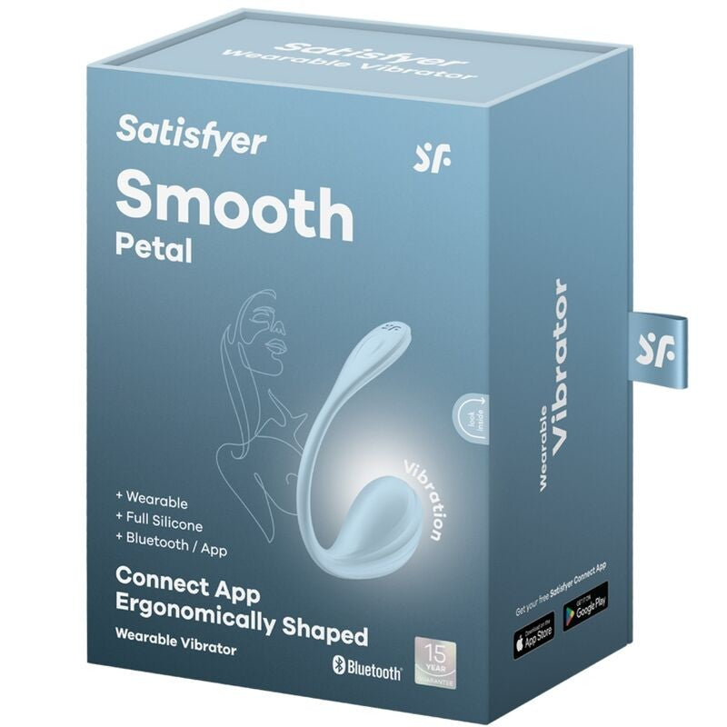 Estimulador Smooth Petal con App Celeste - Satisfyer - Vibradores (6)