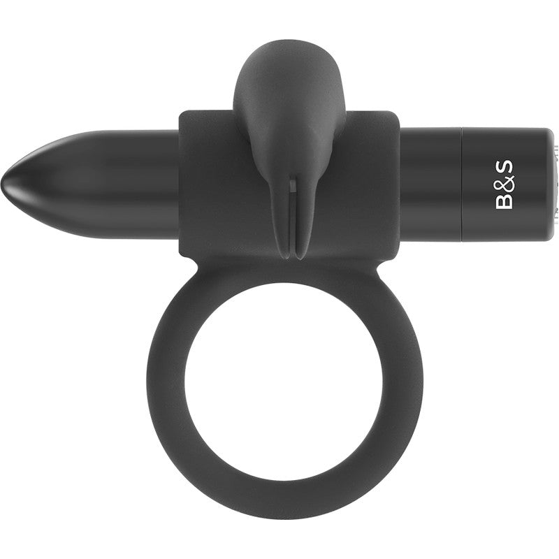 Anillo Black Burton - Black Silver - Anillo vibrador para el pene (con y sin vibración)