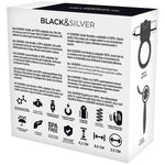 Silver Cameron - Black Silver - Anillo vibrador para el pene (con y sin vibración) (5)