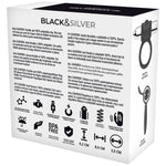 Silver Cameron - Black Silver - Anillo vibrador para el pene (con y sin vibración) (5)