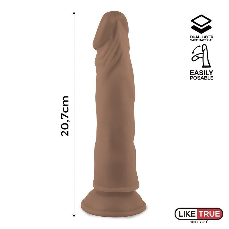 Lenser Marrón Dildo Realista 20 cm - Liketrue - Dildos o Consoladores (4)