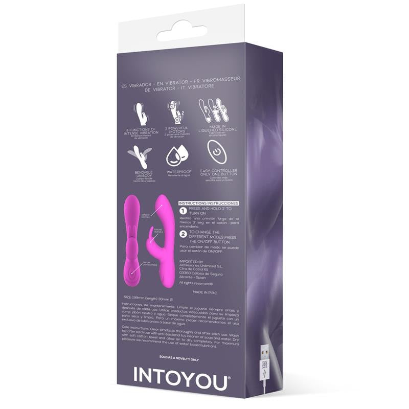 Mauve Silicona Liquida USB Fucsia - Intoyou - Vibradores (4)