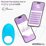 Anillo Vibrador Ringo con APP Azul - Intoyou App Series - Anillo vibrador para el pene (con y sin vibración) (6)