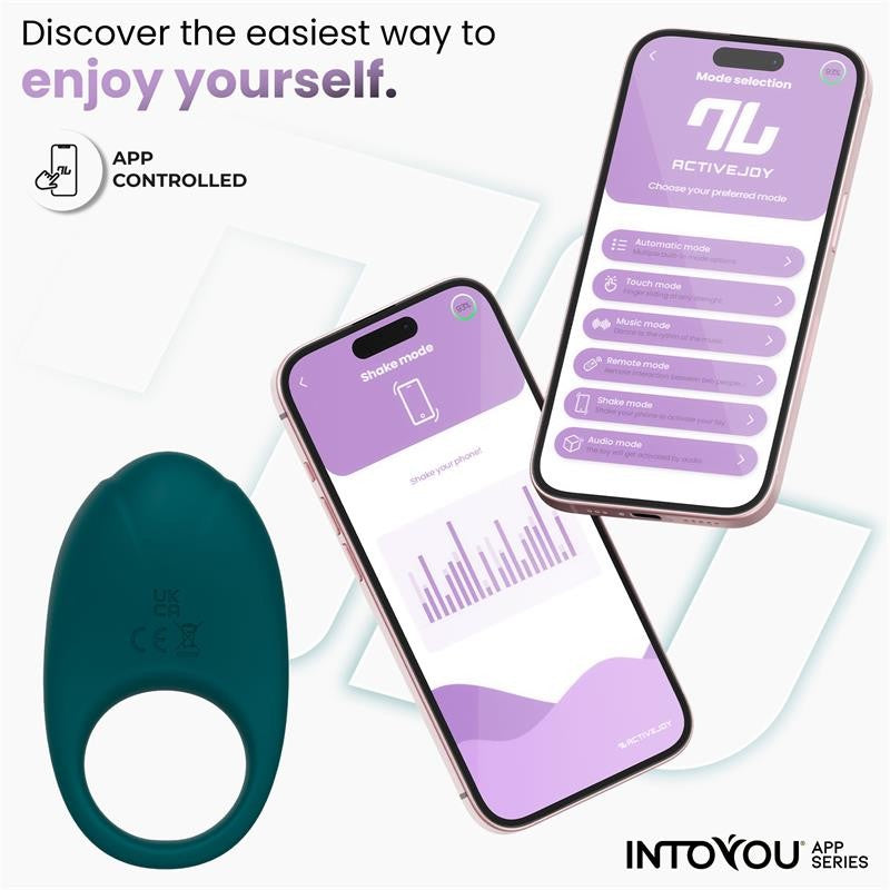 Anillo Vibrador Ringo con APP - Intoyou App Series - Anillo vibrador para el pene (con y sin vibración) (3)