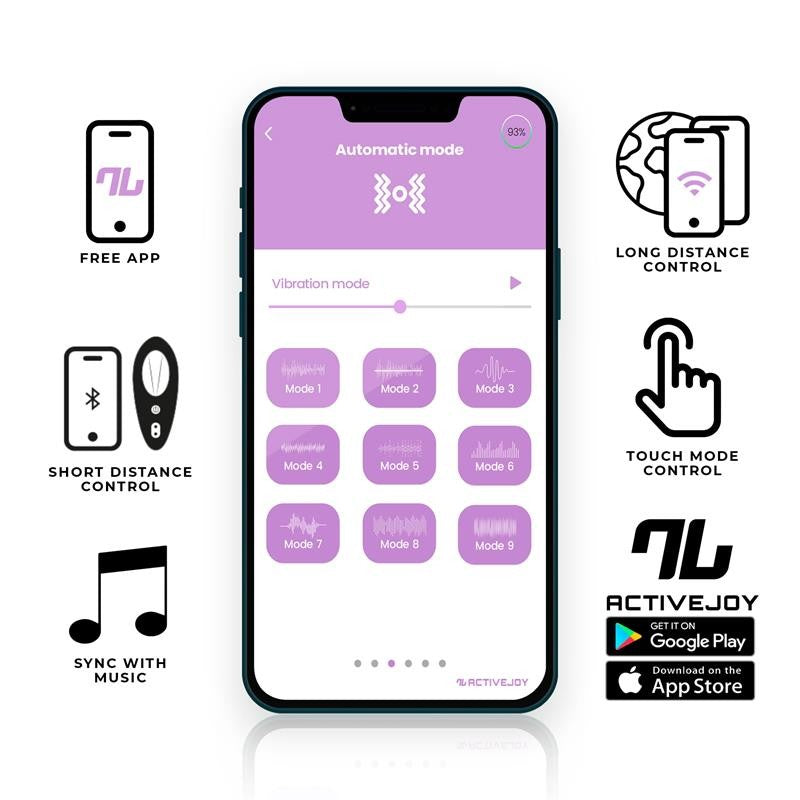 Vibrador de Braguita con APP Azul - Intoyou App Series - Vibradores para braguita a control remoto (2)