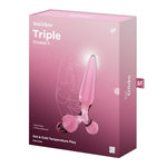 Triple Crystal 2 Dildo de Cristal - Satisfyer - Plugs anales (8)
