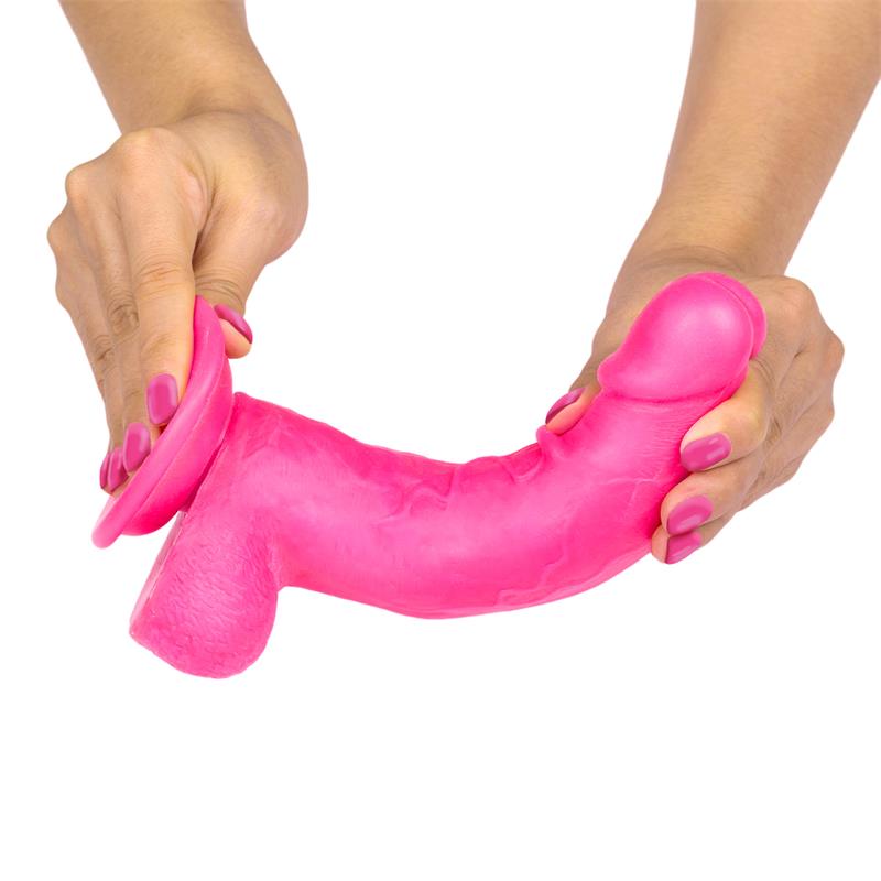 Slidy Rosa Dildo Retráctil y Orientable 20 cm - Liketrue - Dildos o Consoladores (3)