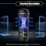 SHEQU - SNOW MASTURBADOR VAGINA CON VIBRACIÓN Y SUCCIONADOR_product