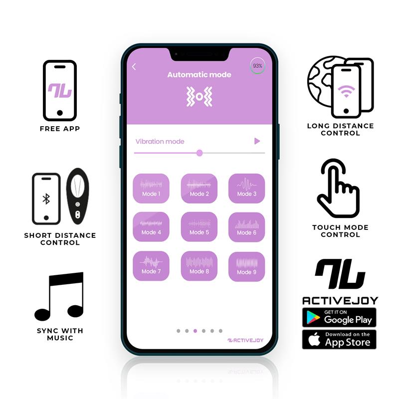 Vibrador de Braguita con APP Rojo - Intoyou App Series - Vibradores para braguita a control remoto (3)