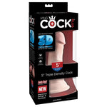 3D Dildo Triple Densidad Plus 13 cm Natural 6