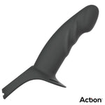 Arnés Strap-On con Dildo Hueco Silicona Talla S Negro - Action - Arneses con pene o dildo Strap-On (7)