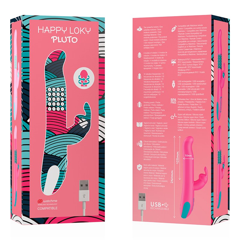 Vibrador y rotador Pluto - HappyLoky - Vibradores (5)