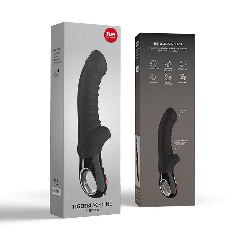Vibrador Tiger Negro - Fun Factory - Vibradores (6)