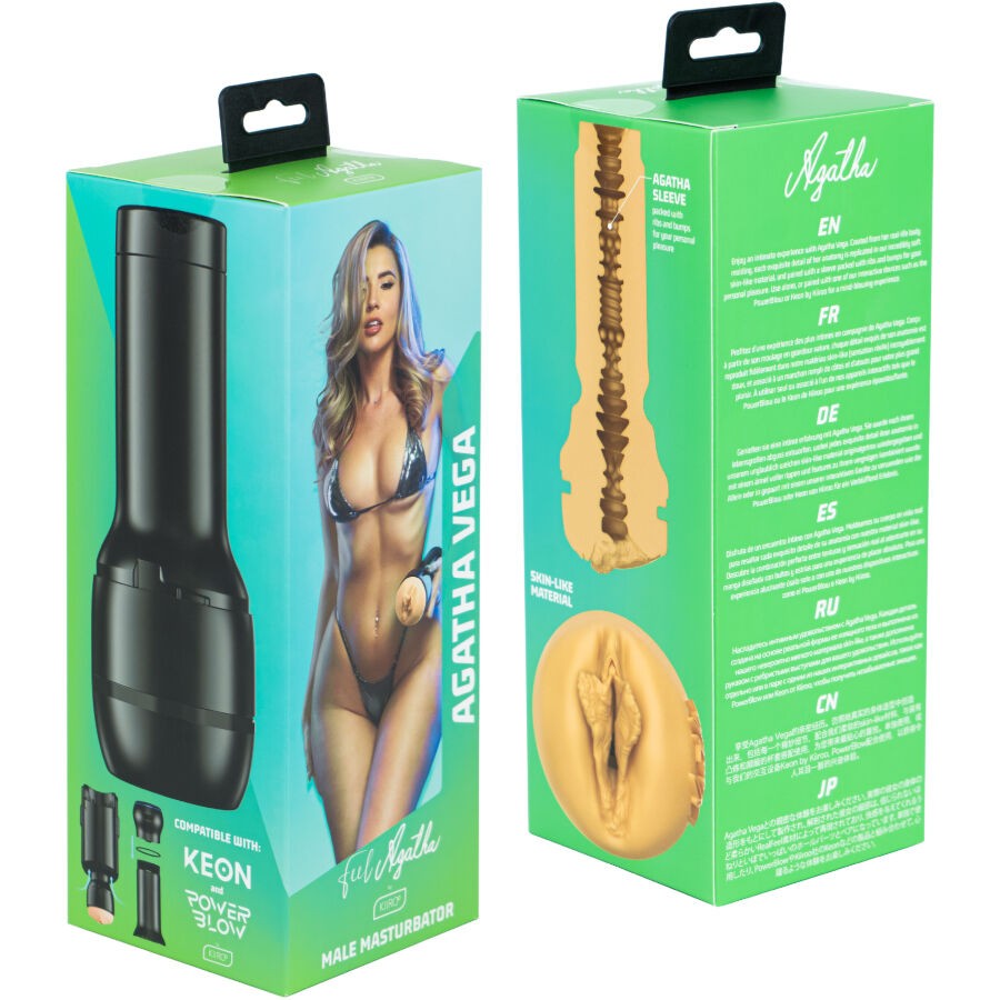 Feel Agatha Vega Stroker - Kiiroo - Masturbadores masculinos