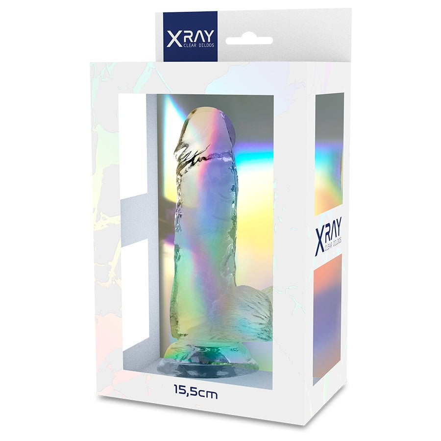 Dildo 008 Transparente 15.5 cm - XRay - Dildos o Consoladores (6)