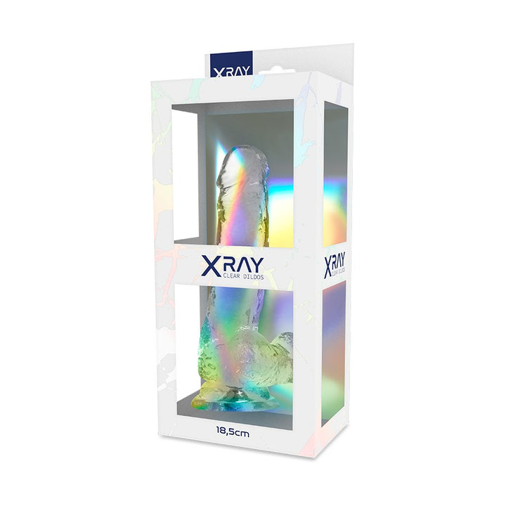 Dildo 007 Transparente 18.5 cm - XRay - Dildos o Consoladores (2)