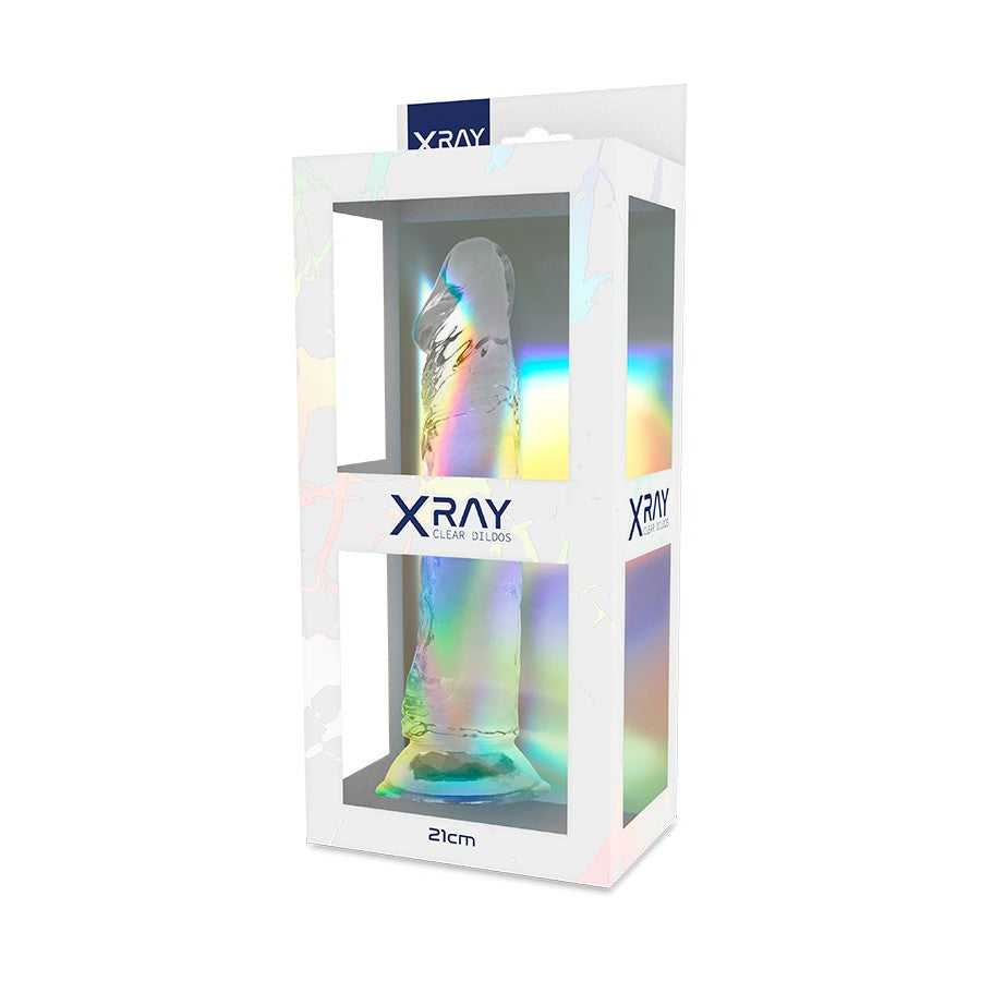 Dildo 002 Transparente 21 cm - XRay - Dildos o Consoladores (2)