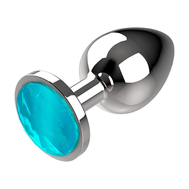 Plug anal M Cristal Azul 3.5 cm 6