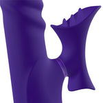 No. Fourteen Vibrador Función Telescópica Ondulante y Lengua Alta Frecuencia Silicona Líquida USB 6
