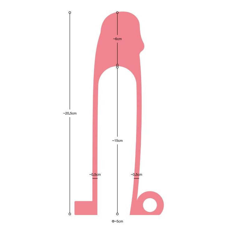 Funda Pene Realista S5 Con Vibración - Virgite - Fundas para el pene (3)