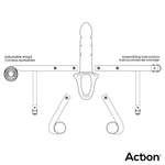 Arnés Strap-On con Dildo Hueco Silicona Talla S Negro - Action - Arneses con pene o dildo Strap-On (8)