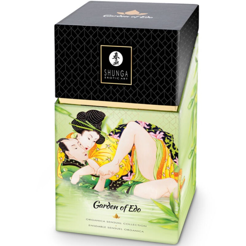 Kit Jardín de Edo - Shunga - Aceite para masajes eróticos (8)