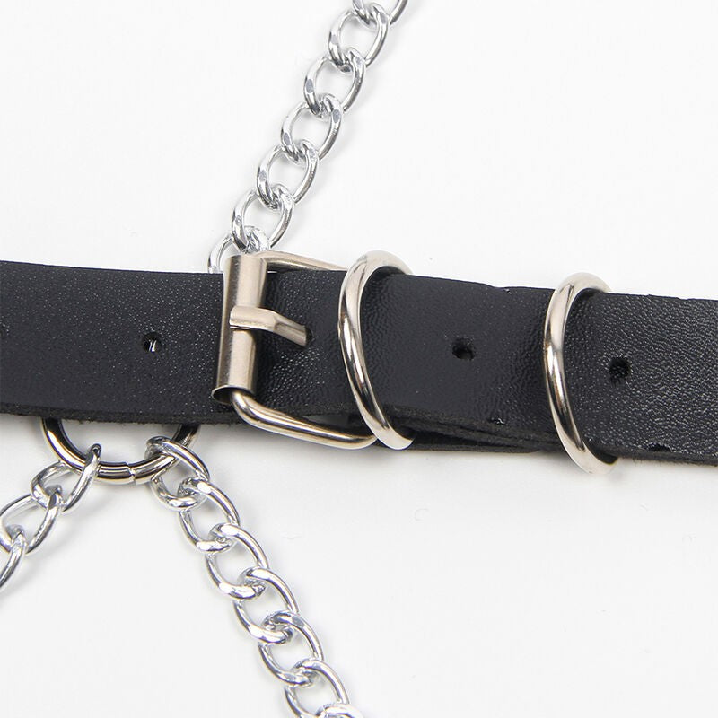 Arnés Cuerpo Entero con Cadenas Talla Única - Subblime - Lencería erotica (8)