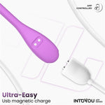 Logan Huevo Vibrador con APP Diseño Lila - Intoyou App Series - Vibradores (5)
