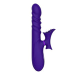No. Fourteen Vibrador Función Telescópica Ondulante y Lengua Alta Frecuencia Silicona Líquida USB 7